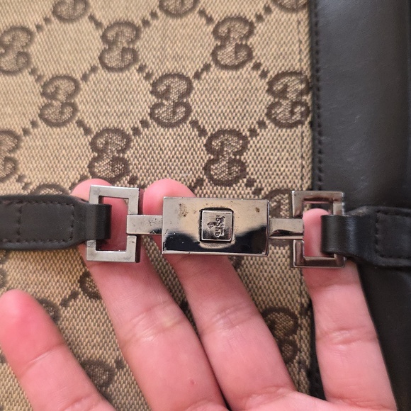 Gucci Jackie Vintage Canvas handbag /Shoulder bag - Picture 11 of 13